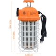 thumbnail image 2 of 150 Watts LED Temporary Work Light Fixture 5,000K Daylight White, Durable Construction Portable Hanging Lighting for Jobsite Lighting Outdoor Damp Location…, 2 of 8