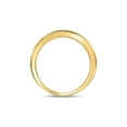 thumbnail image 3 of Channel Set Diamond Wedding Band Ring 1/7 Carat (Ctw H-I, I1-I2) in 14K Yellow Gold for Women, 3 of 6