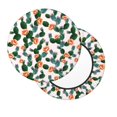 thumbnail image 2 of Balery Cactuses Round Bar Stool Seat Covers Velvet Fabric Adjustable Protects from Scratches and Stains for 14-17 Inch Chair- 13 inch, 2 of 7