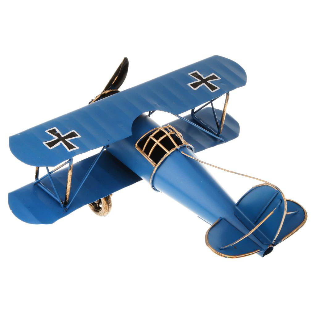 3Pcs Miniature Biplane Airplane Models Toy for Kids Children Birthday Gift 