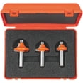 thumbnail image 1 of CMT 838.501.11 3-Piece Roundover Bit Set, 1/2-Inch Shank, Carbide-Tipped, 1 of 4