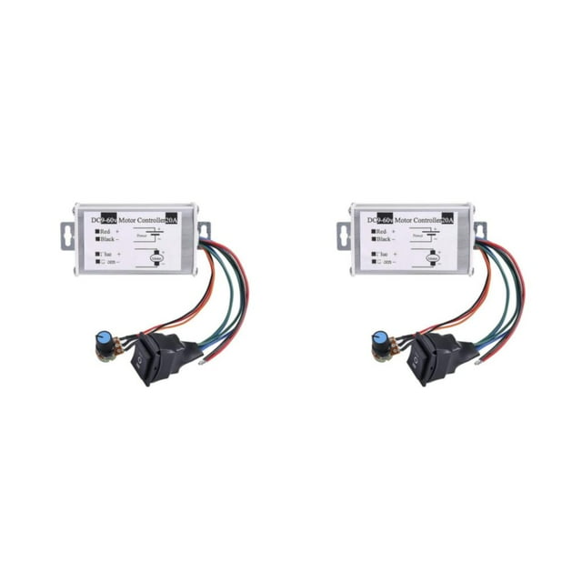 Eigraketly Controlador de velocidad, regulador de corriente, ajustador de voltaje, suministros para automóviles, instalación práctica de 2Conjunto