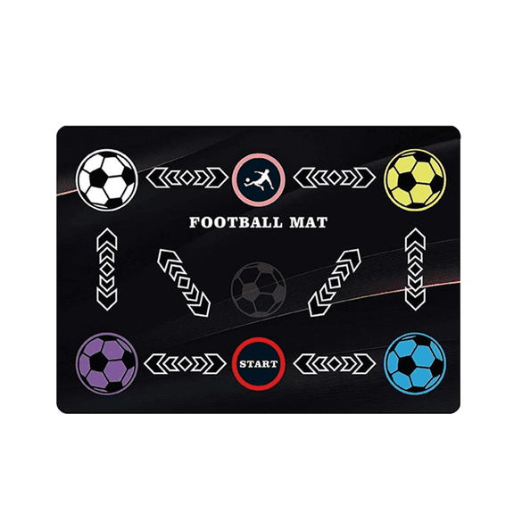 New Arrivals Soccer Training Mat, Football Footwork Equipment Mat Non-Slip Silent for All Levels