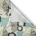 thumbnail image 5 of Ambesonne Vintage Grommet Curtain, Abstract Ornate Flower, 50" x 72", Seafoam Brown Green, 5 of 6