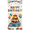 thumbnail image 4 of Colorful Banner Cake Theme Birthday Party Banner Balloon Decor Gift Elements Celebration Banner for Birthday Party Kids Party Indoor Celebration, 4 of 9