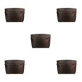 thumbnail image 3 of Ruiboury Stay Organized On Go With Convenient Insert Handbag Zip Closure And Key Chain Ring Bag Organiser Coffee & Tall 32*14*26cm 5Set, 3 of 6