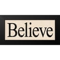 thumbnail image 2 of Marrott, Stephanie 14x8 Black Modern Framed Museum Art Print Titled - Believe, 2 of 5