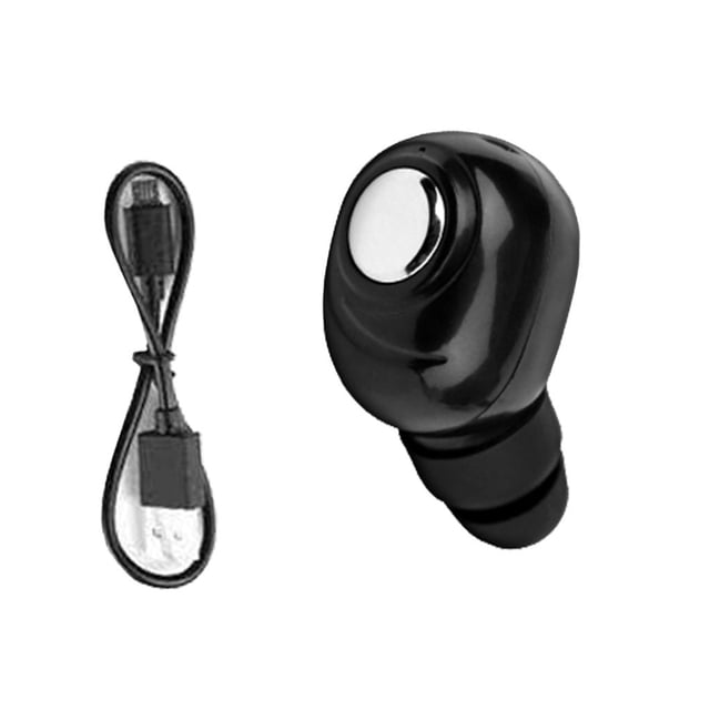 Mini auricular inalámbrico Bluetooth a prueba de agua 5.0 Auricular deportivo estéreo Bluetooth Elimina el ruido y el eco Tiempo de espera súper largo Negro Sunnimix Auriculares inalámbricos Bluetooth