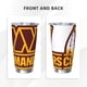 thumbnail image 3 of Taza térmica duradera de acero inoxidable 304 con tema del equipo de fútbol de Commanders con tapa y pajita Taza térmica de acero inoxidable de 20 oz Taza para automóvil Adecuada para bebidas frías y, 3 of 8