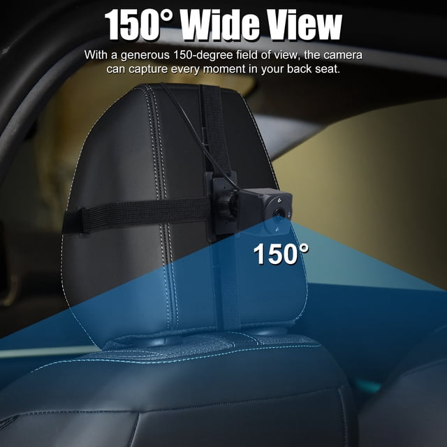 Mirror Camera de Automóvil para Bebés 7 "Mirror de Automóvil para Bebés con un asiento Trasero con una vista muy transparente observar fácilmento el Movimiento del bebé