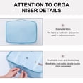 thumbnail image 5 of 8x Waterproof Packing Organisers Packing Cubes Set Suitcase Organiser Set, 5 of 7