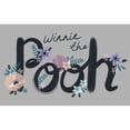thumbnail image 2 of Boy's Winnie the Pooh Retro Floral Logo  Graphic Tee Athletic Heather X Large, 2 of 5