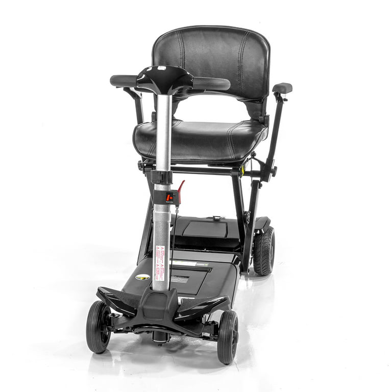 un acreedor Activar líder Enhance Mobility - The Transformer - Electric Auto Folding Mobility Scooter  - 4-Wheel - Black - Walmart.com