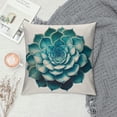 thumbnail image 2 of COMIO Cactus Succulent Plants Pillow Covers Oil Painting Tropical Succulents Decorative Throw Pillow Case for Home Sofa Cushion Cover White, 2 of 5