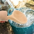 thumbnail image 3 of LABELEPH Bathing Ladle Beige Wood With Ergonomic Handle For Canteen 1Set 10.8X5.5X2In, 3 of 8
