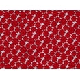 thumbnail image 2 of Zelouf Cissi Floral Jacquard Organza W/lurex  , Sewing, DIY, Crafts Fabric by the Yard, Red/blk, 7 Yard, 2 of 2