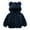 Navy Blue, variant on Esaierr 9M-6Y Boys Girls Ears Hoodie Coats Jacket,Baby Kids Fall Winter Hooded Cotton Coats Jacket,Zipper Jacket Tops