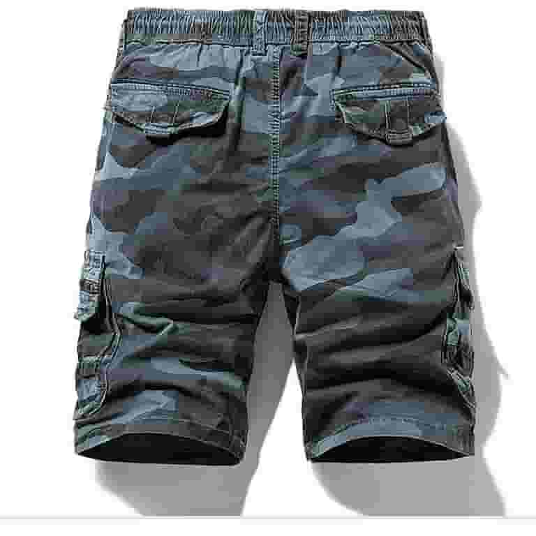 【HI FI FNK】Un Multi Cargo Bermuda AXXD Shorts Men Summer Shorts Multi Pocket Cargo Pants Loose