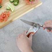 Chef'sChoice Model D4760 Compact 2-Stage Manual Knife Sharpener, in Orange (SH4764OR11)