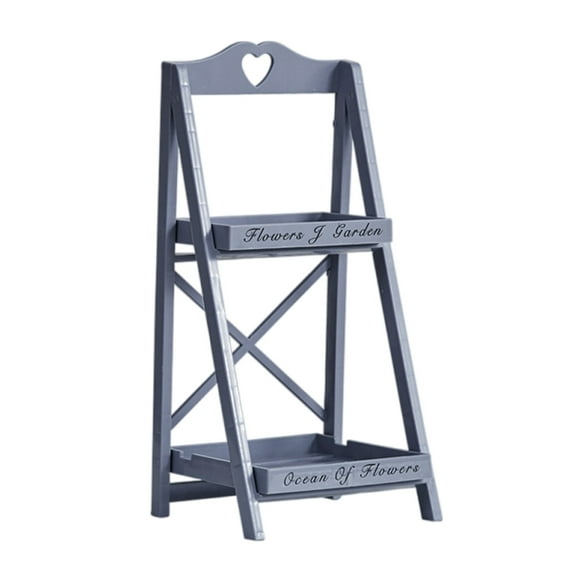 SDFGTstore Elegant Floor Standing Shelf for Potted Plant and Decorative Items in Plastic