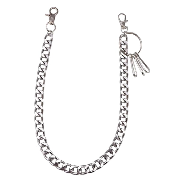 Llavero Elegante con Cadena para Pantalón, Ideal para Aficionados, Fiestas, Cumpleaños, Aniversarios Y El Día a Día; Perfecto para Patinadores.