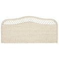 thumbnail image 2 of SAFAVIEH Sephina Rustic Coastal Rattan Headboard, King, White Washed, 2 of 6