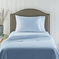 Better Homes & Gardens 300 TC 100 Cotton Standard Pillowcase Set of 2, Blue Chalk
