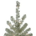 thumbnail image 5 of Northlight Pre-Lit Silver Champagne Artificial Metallic Tinsel Christmas Tree - 6' - Clear Lights, 5 of 7