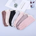 thumbnail image 5 of Bueautybox Sun Protective Gloves UV Protective Gloves Touchscreen Gloves for Summer Driving Riding Floral Women Breathable Anti Skid Sun Outdoor Gloves, 5 of 7