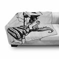 thumbnail image 2 of Underwater Soft Flannel Fleece Throw Blanket, Mermaid Mythological Young Girl Fish Tail Monochrome Classic Style Art, Cozy Plush for Indoor and Outdoor Use, 60" x 80", White and Black, by Ambesonne, 2 of 5