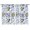 Garden Plants Classic, variant on Textured Floral Curtains 42x54 Inch 2 Panels, Rod Pocket Blackout Drapes for Bedroom and Guest Room