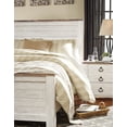 thumbnail image 2 of Bowery Hill Contemporary Queen/Full Panel Headboard in Whitewash, 2 of 8