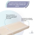 thumbnail image 3 of Colchón Cambiador de Pañales Memory Foam Hueso Cinturón de Seguridad Funda Lavable, 3 of 9