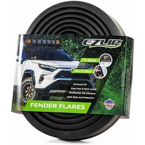 G3C10782LEZ Flares - Universal Offroad Flexible Foam Rubber Fender Flares 1-inch Extension