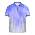 thumbnail image 7 of Blczomt Mens Big and Tall T Shirts Purple Summer Graphic Tees Casual Regular-Fit Mens Clothes, 7 of 7