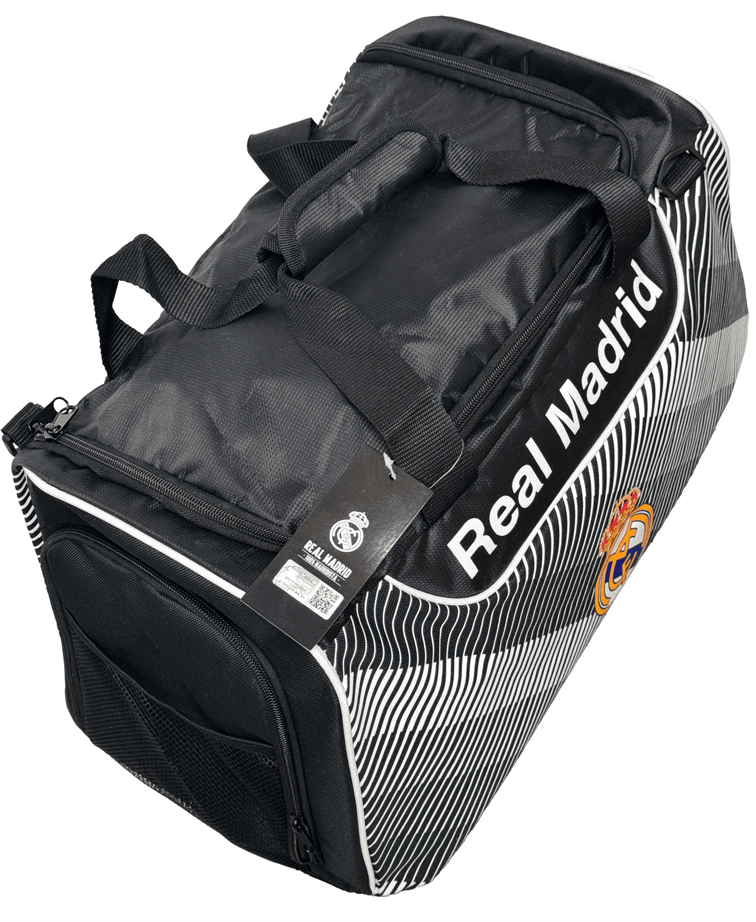 Icon Sports Real Madrid Duffle Bag Soccer Team 100% Polyester