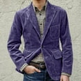 thumbnail image 2 of Miluxas Men's Vintage Casual Work Wear Corduroy Suit Blazer Jacket Sport Coat, 2 of 9