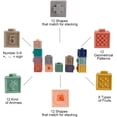 thumbnail image 4 of Juguetes blandos para bebés Building Blocks HUOGUO con diseño en relieve, 4 of 5