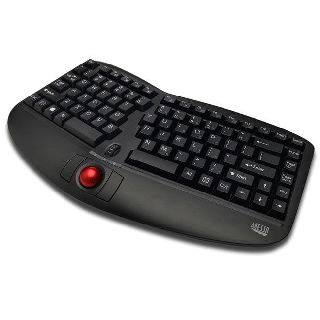 Adesso Tru-Form Pro 308 – Contoured Ergonomic Keyboard with Built 