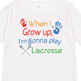 thumbnail image 4 of Inktastic Lacrosse Baby Boys or Girls Long Sleeve Toddler T-Shirt, 4 of 5