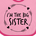 thumbnail image 4 of Inktastic I'm the Sister Girls Baby Bib, 4 of 4
