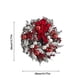 thumbnail image 3 of ¡Oferta Imperdible!, Guirnalda navideña flocada Adornos navideños Adornos florales navideños Akmoler, 3 of 6