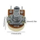 thumbnail image 2 of Potenciómetro lineal WH148 Resistencia de potenciómetro giratorio de 15 mm (10 K) 5 piezas, 2 of 4