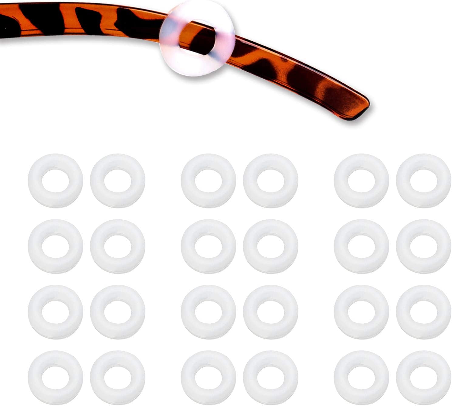 Silicone Eyeglasses Retainer AntiSlip Glasses Retainers Round Comfort