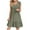 Army Green, variant on Women’s V-Neck Light blue Dresses Sleeveless Maternity Dresses Beach Style Vest Skirt T-Shirt Dress for Women Casual Summer