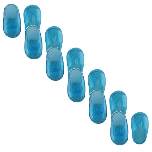 Shiogb Ear Cover Shield 6-Pack (2 Pieces) Blue, Ear Cover Shield Anti Staining Plastic Guard Earmuffs from Hair Dye, Salon Hair Coloring Accessories