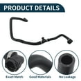 thumbnail image 4 of Unique Bargains Radiator Hose Heater Hose Radiator Outlet Hose Pipe No.64219250564 for Mini Cooper 2014-2019 1.5L L3 - Gas, 2.0L L4 - Gas Warm Air Outlet Pipe Black, 4 of 6