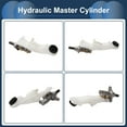 thumbnail image 6 of Unique Bargains Brake Master Cylinder with Reservoir No.KDY34340Z for Mazda CX-5 2013-2021 Hydraulic Master Cylinder Silver Tone Aluminum Alloy 1 Pcs, 6 of 7