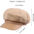 thumbnail image 3 of Newsboy Hats and Caps Women's Octagonal Hat Beret Women Trendy Cute Dress Hats Fall Ladies Coraline Hat Fashion 1Pcs, 3 of 7