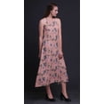 thumbnail image 3 of Bimba Robe Dos Nu pour Femmes, Col Licou, Tenue de Plage, Vacances d'Été, Petite Taille, 3 of 6